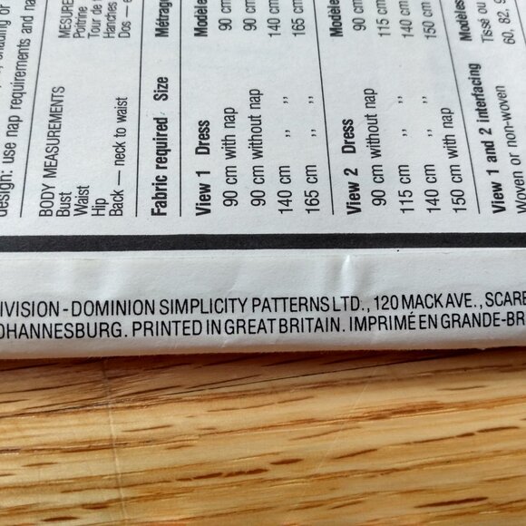 Vintage 70s Dress Sewing Pattern Size 12 MuuMuu 2669 UNCUT - Picture 10 of 11